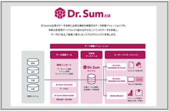 Dr.Sum：あらゆるデータを一元化できる高機能DB