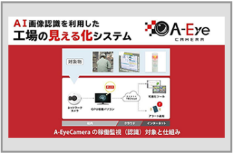AI画像認識を利用した工場の見える化システム『A-Eyeカメラ』